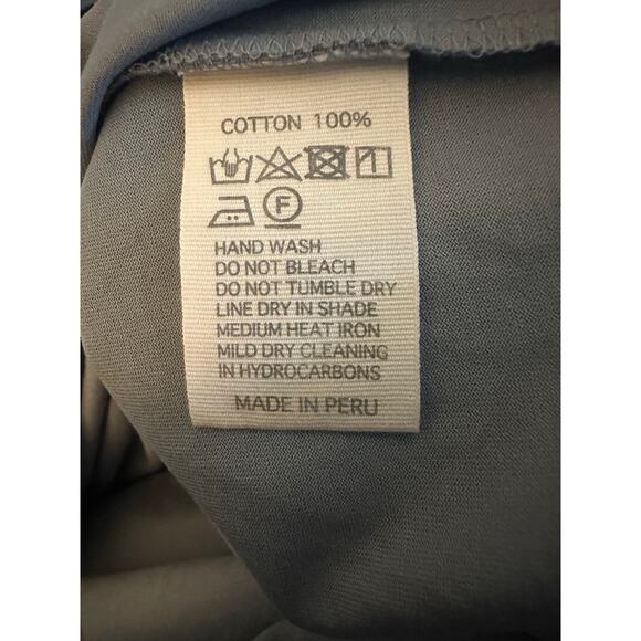 Handvaerk Blue Cotton Boxy Tee, Size Small, Women's, NWOT, Luxury - Picture 7 of 7